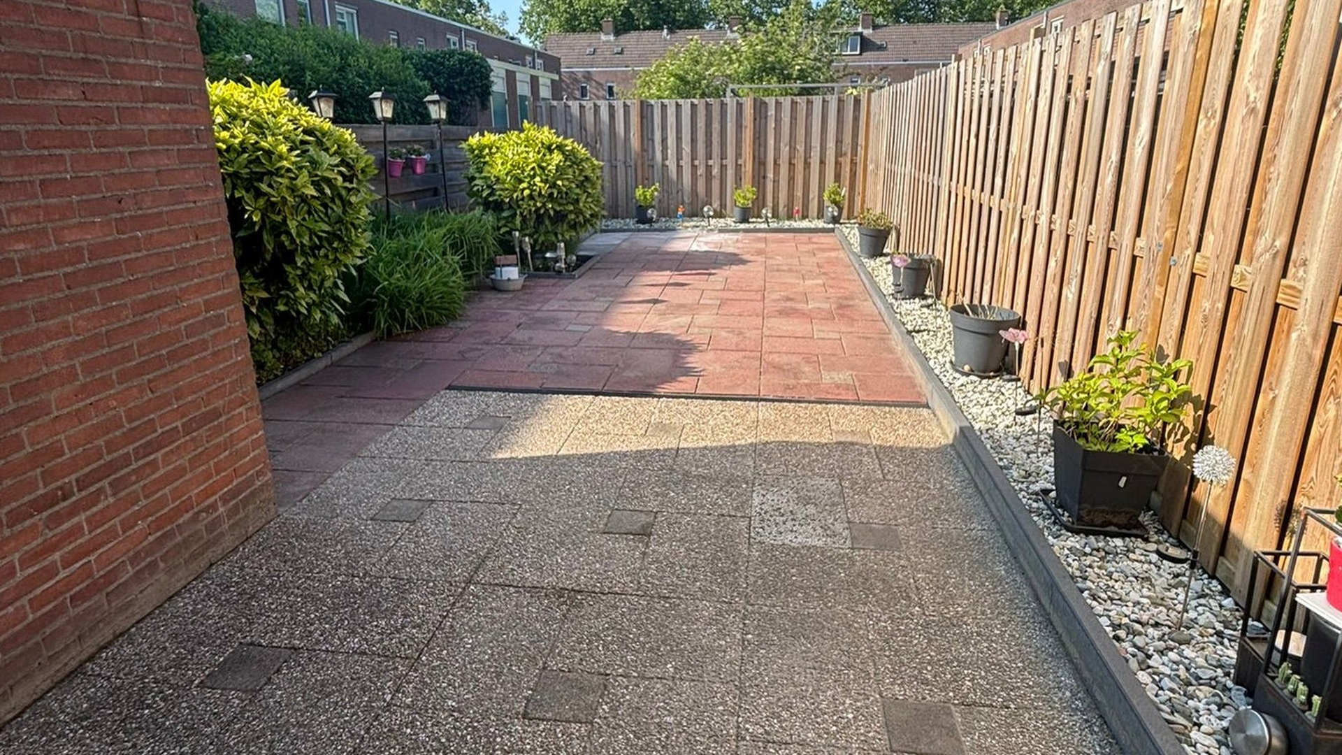 Tuin voor onderhoud